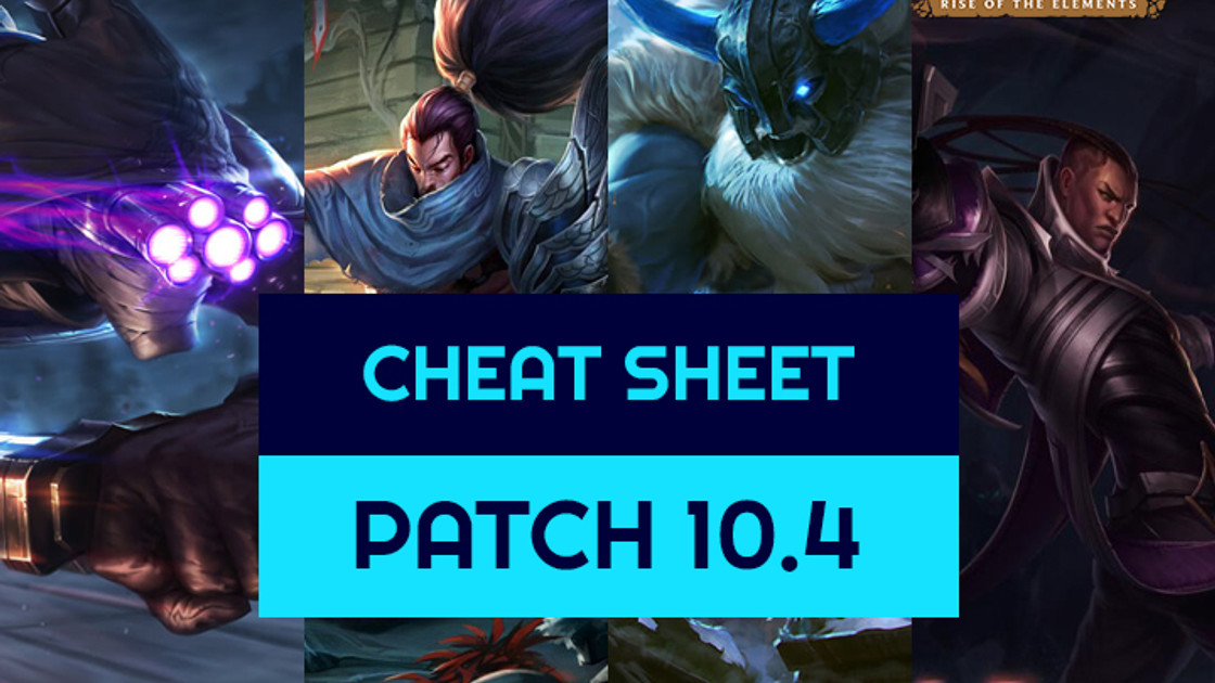 TFT : Cheat sheet des meilleures compos du patch 10.4