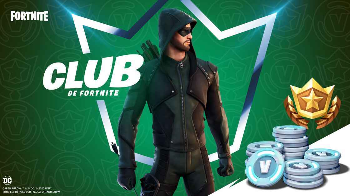 Fortnite : Skin Green Arrow dans le club de janvier