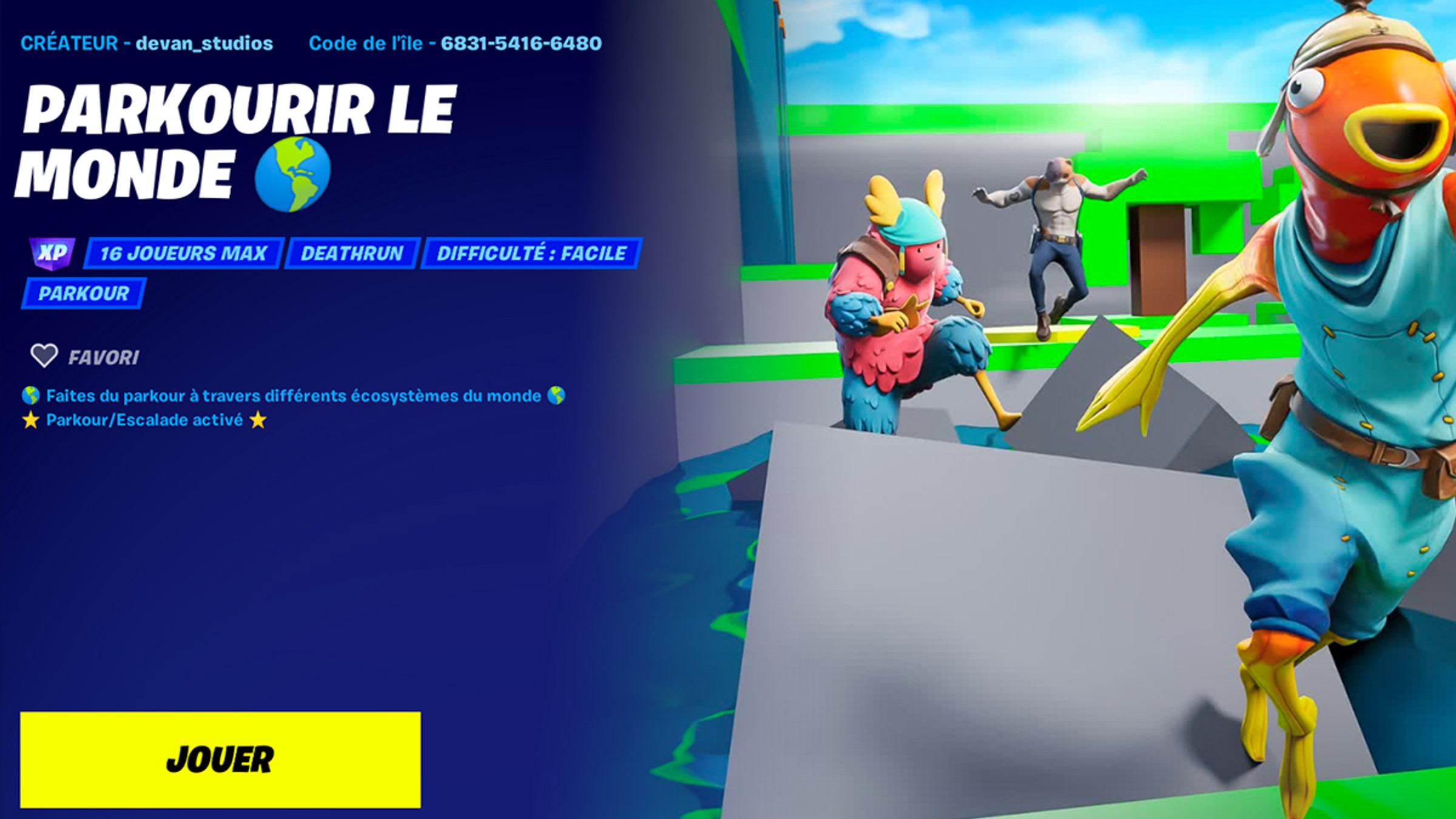 defi-fortnite-creative-map-jouez-comme-vous-voulez-code-createur-patch-aout-2022-parkour