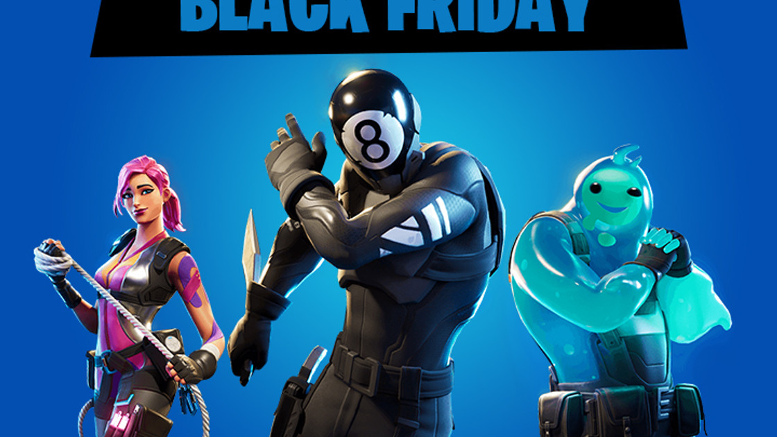 Fortnite : Black Friday, offres et promos de la boutique