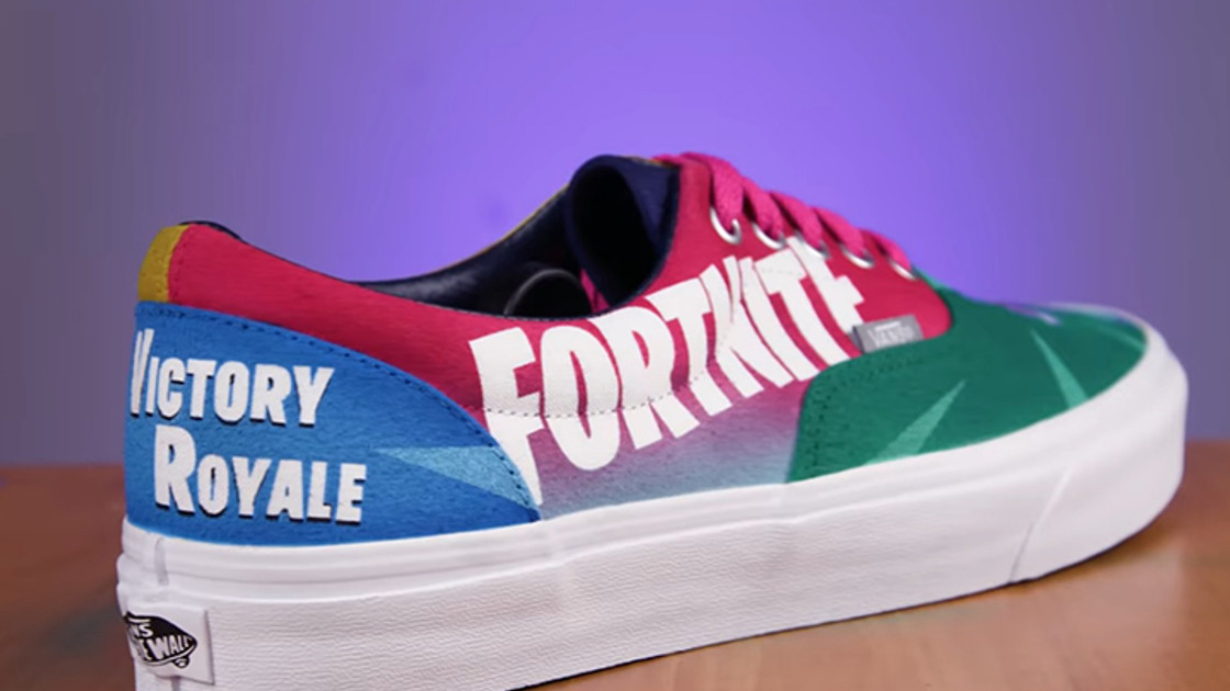 Fortnite : Chaussure Vans customisée Victory Royale