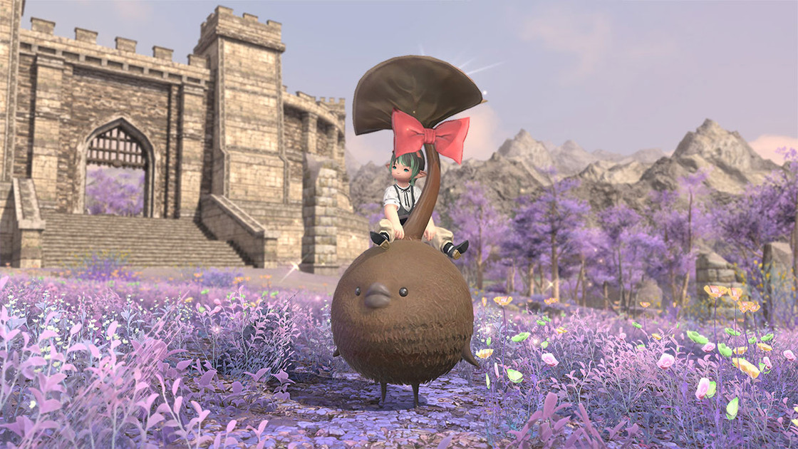 FF14 : la monture Choco-korpokkur à obtenir via Twitch drops pour la sortie de Dawntrail