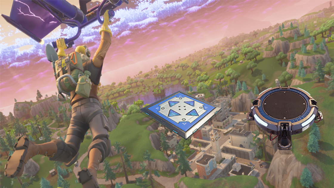 Fortnite : Augmenter la portée du tremplin avec le rebondisseur