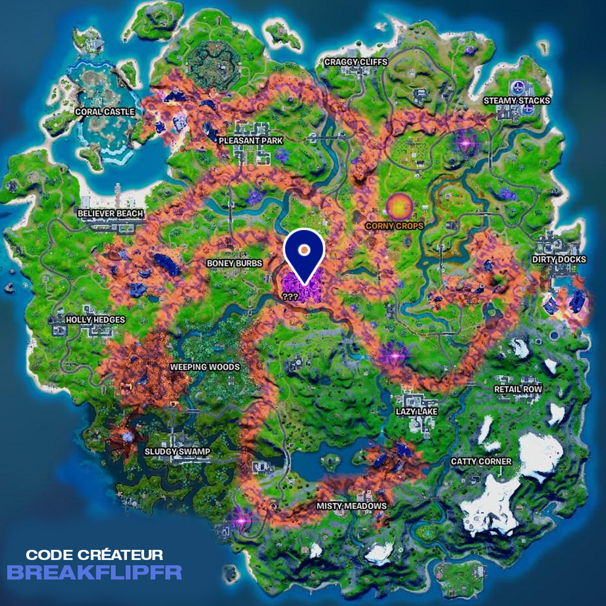 toucher-un-cube-defi-fortnite-map