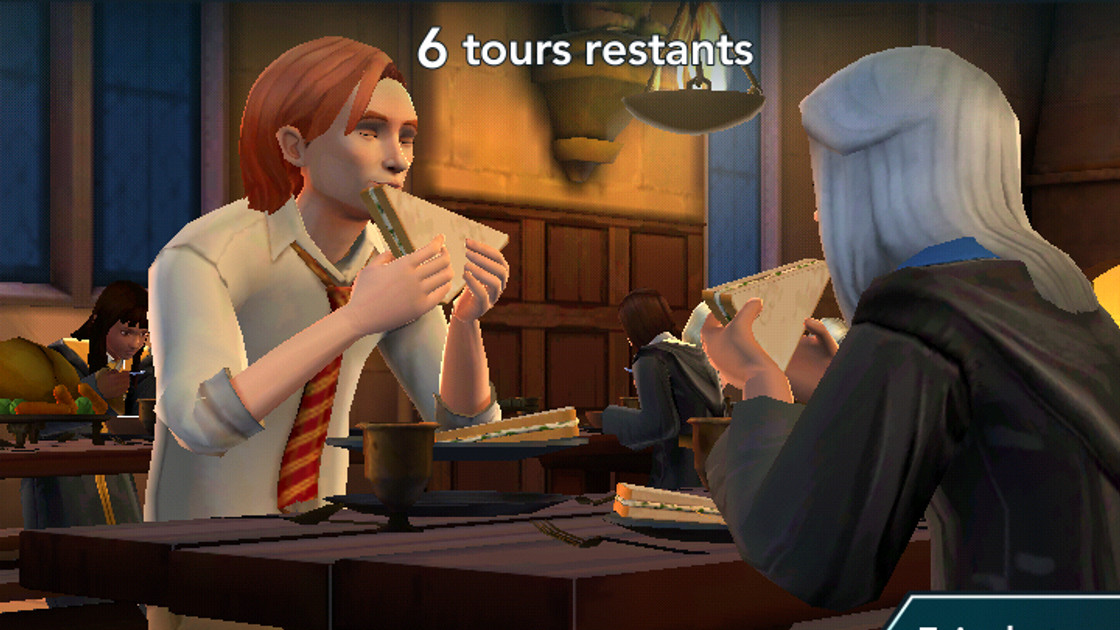 Encourager Bill à devenir préfet, Harry Potter Hogwarts Mystery