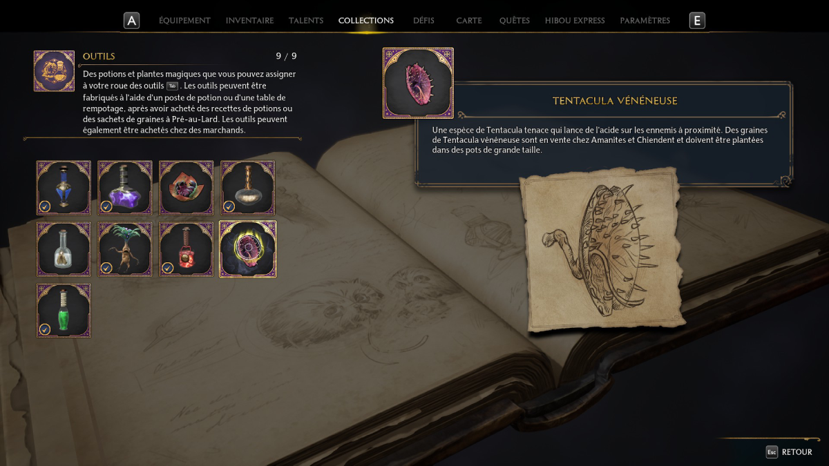 Comment obtenir la Tentacula vénéneuse dans Hogwarts Legacy ?