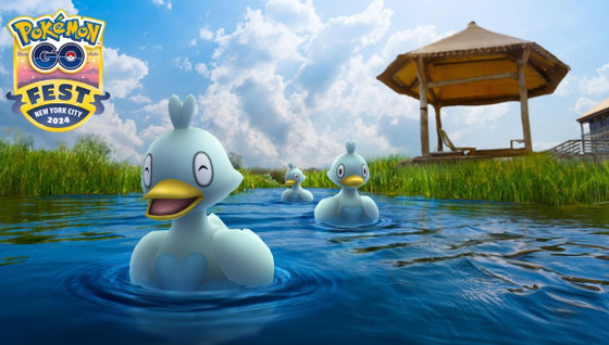 Paradis Aquatique sur Pokémon Go, avec Couaneton shiny pour la première fois
