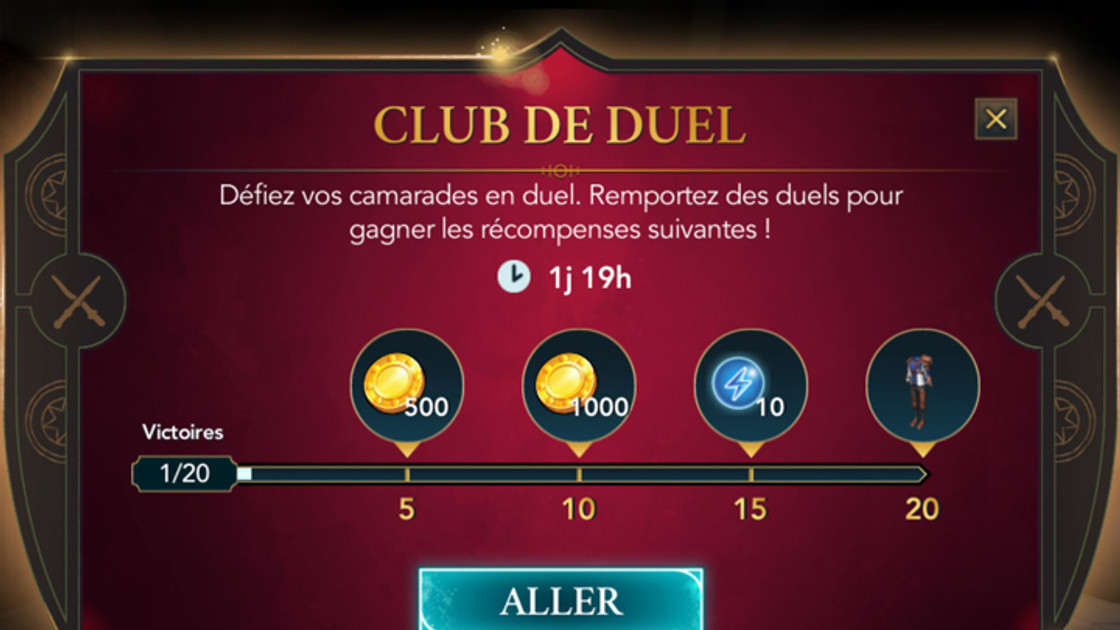 Harry Potter Hogwarts Mystery : Club de duel, changements pour l'événement