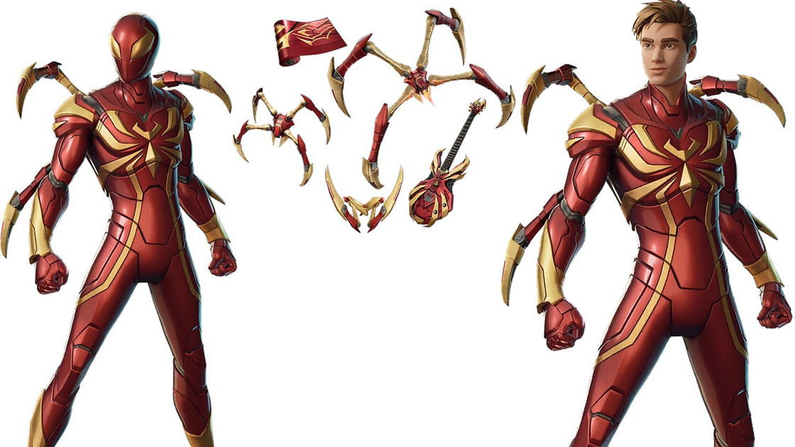 Iron Spider Fortnite, un skin à venir en saison 4 du chapitre 5 ?