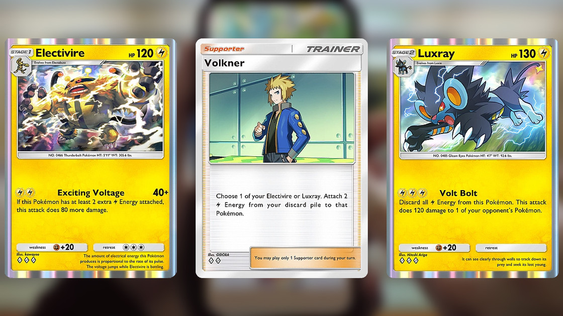 Meilleur deck Tanguy (Volkner) avec Elékable et Luxray sur Pokémon TCG Pocket : liste des cartes