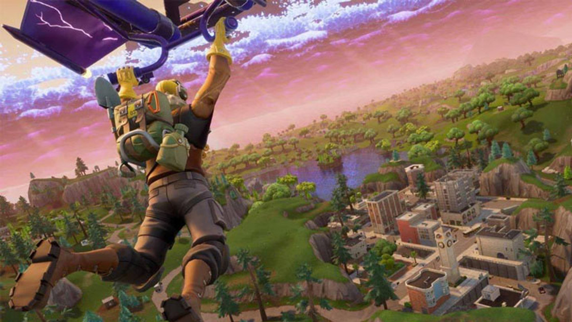 Fortnite : Infliger des dégâts de chute à un adversaire, défi Course tempétueuse, guide pour le réaliser