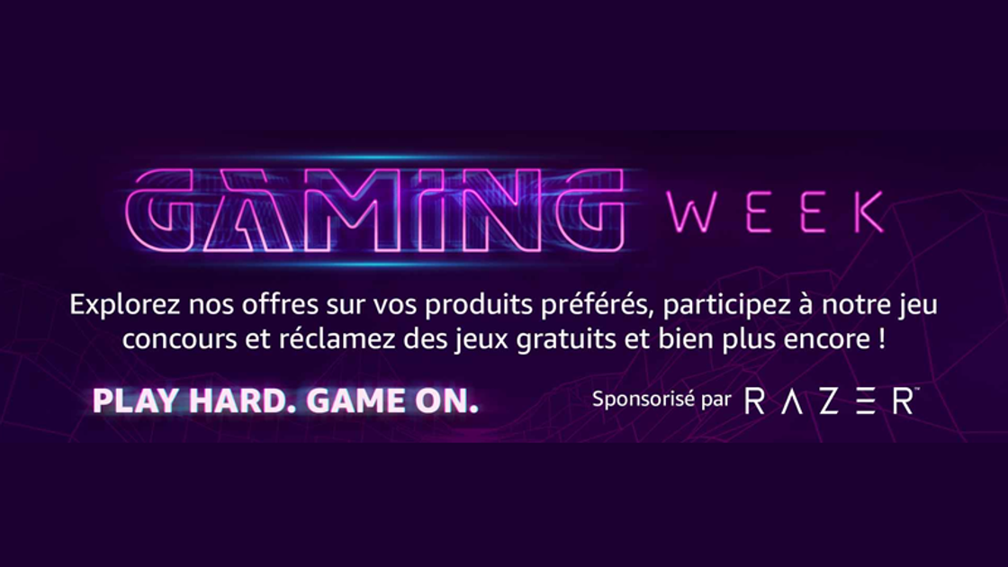 L'Amazon Gaming Week vient de débuter, découvrez les offres exceptionnelles