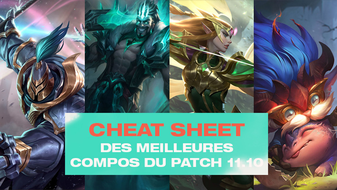 TFT : Cheat sheet des meilleures compos du patch 11.10