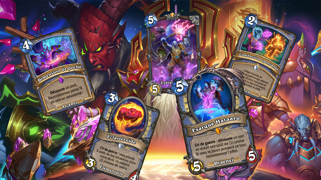 Exclusif : 4 nouvelles cartes Mage pour l'extension La Ténèbre de l’Au-delà sur Hearthstone !