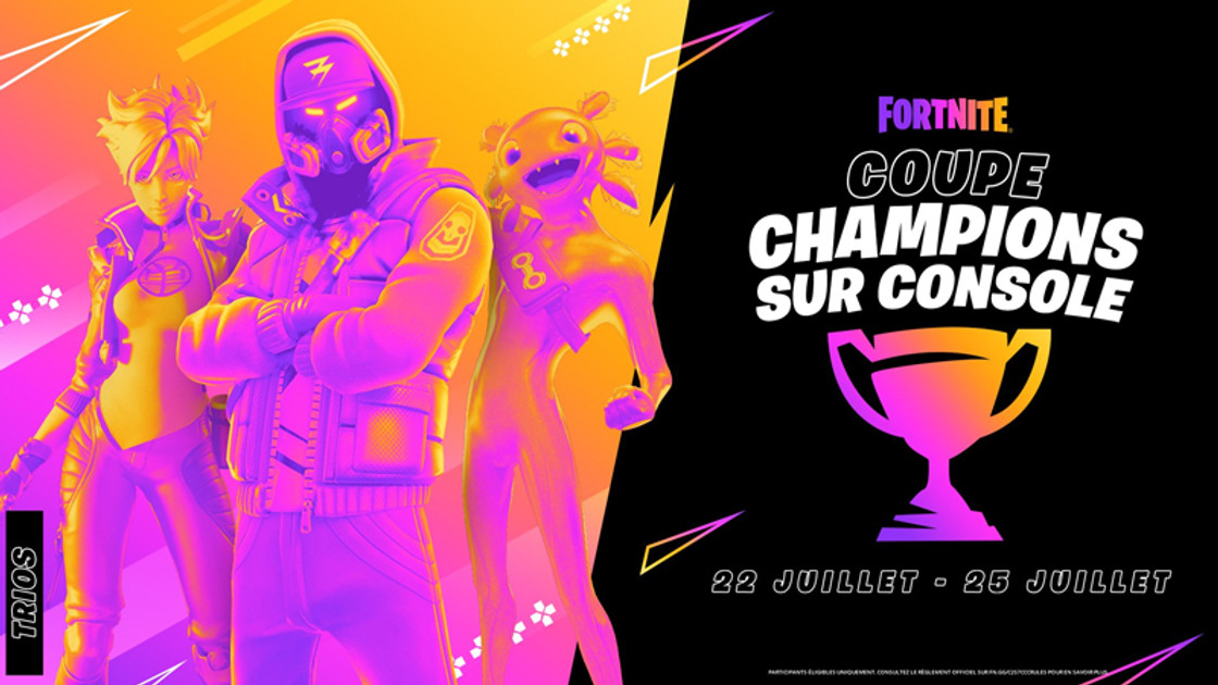 Coupe Champions sur console Fortnite en juillet 2021, comment participer ?