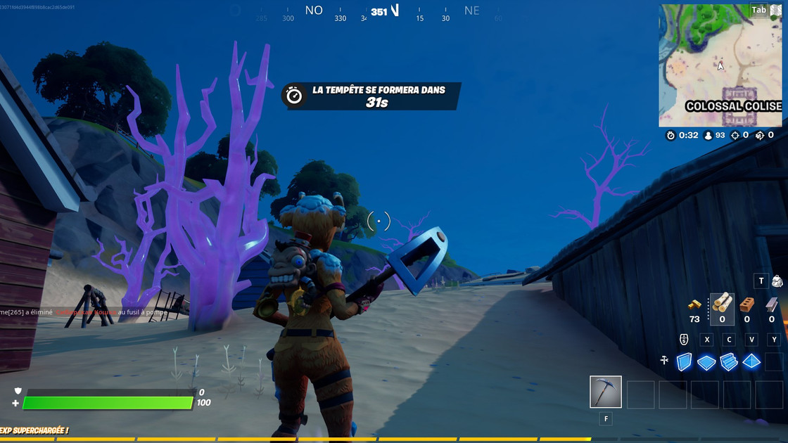 Fortnite : Détruire des arbres de cristal, défi et quête semaine 13