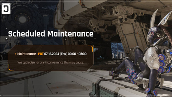 Heure de fin Maintenance The First Descendant, quand se termine la maj ?