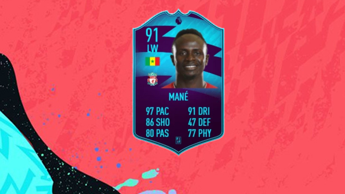 FUT 20 : DCE Sadio Mané POTM, solution sur FIFA