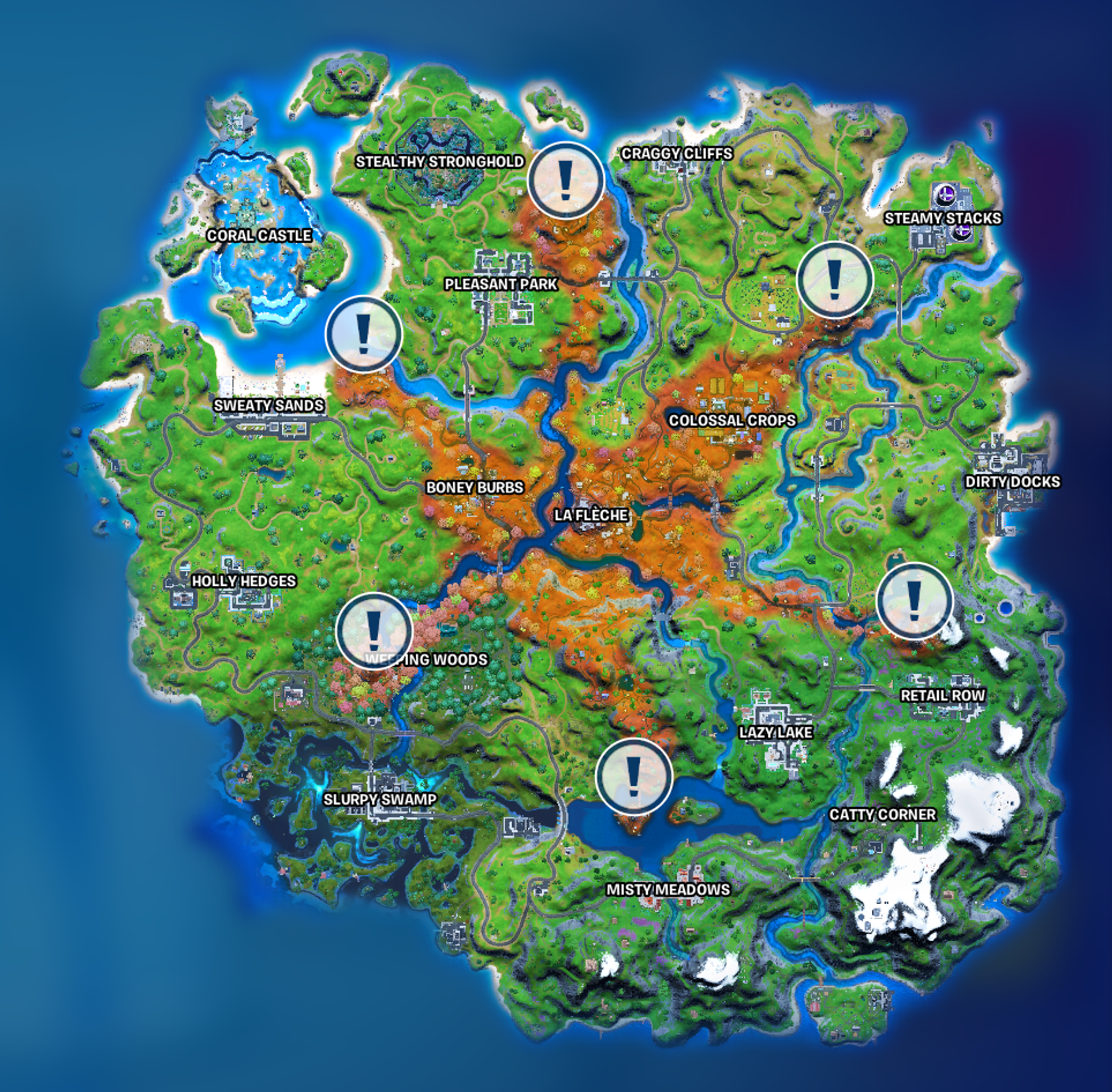 fortnite-message-fleche-avant-poste-emplacement