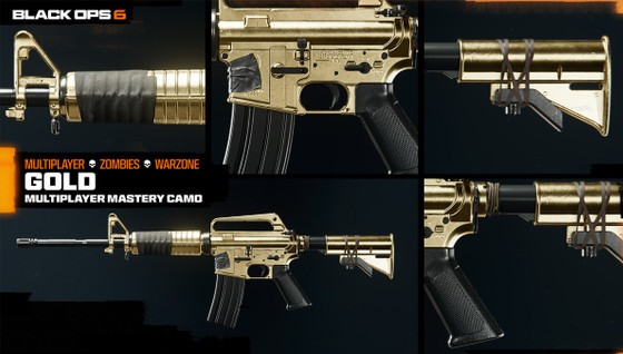 Camouflage Or BO6 : comment débloquer le camo gold dans Black Ops 6 ?