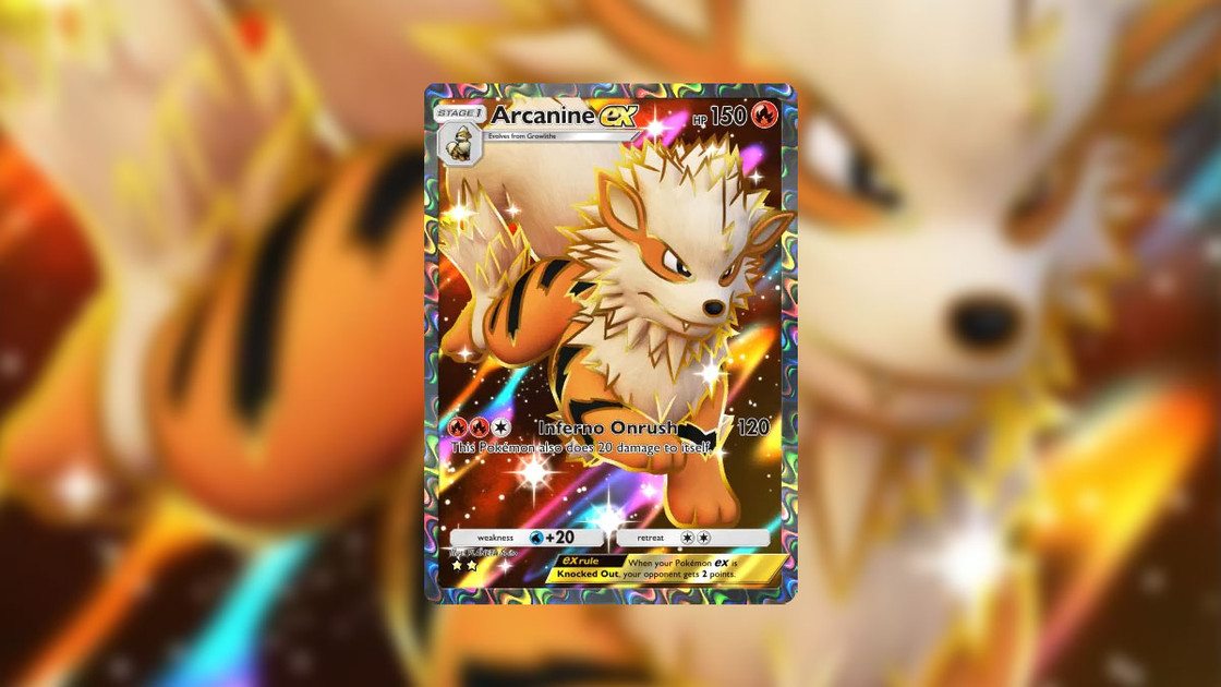 Événement Apparition massive Feu Pokémon TCG Pocket : comment obtenir Arcani EX et les autres cartes feu ?