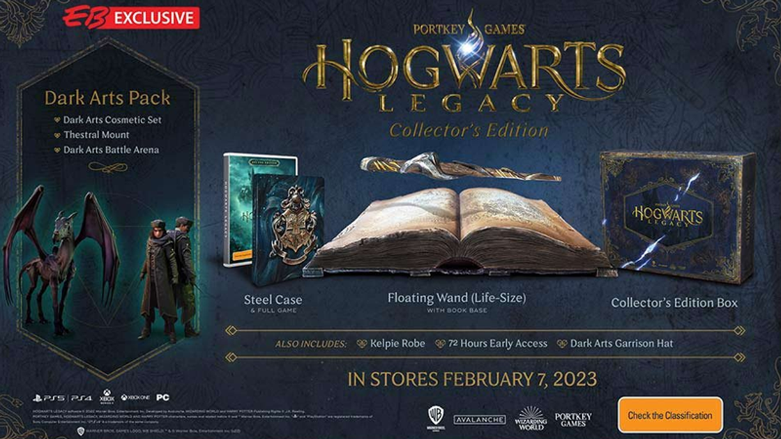 Que contiennent les éditions Collector et Deluxe d'Hogwarts Legacy, et pour quel prix ?