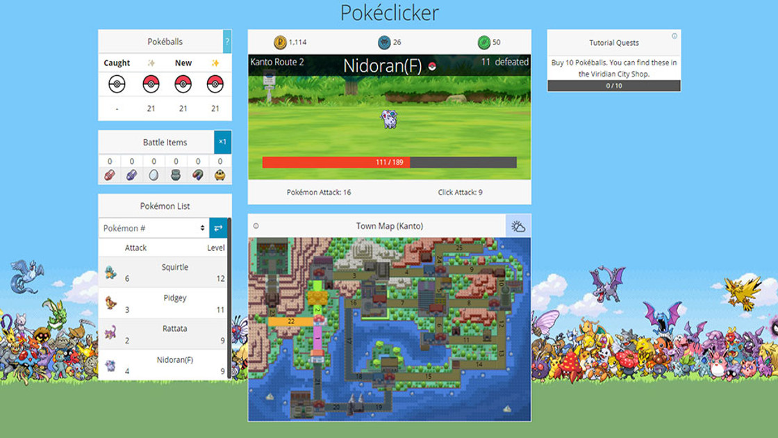 Pokeclicker Mew, où le trouver ?