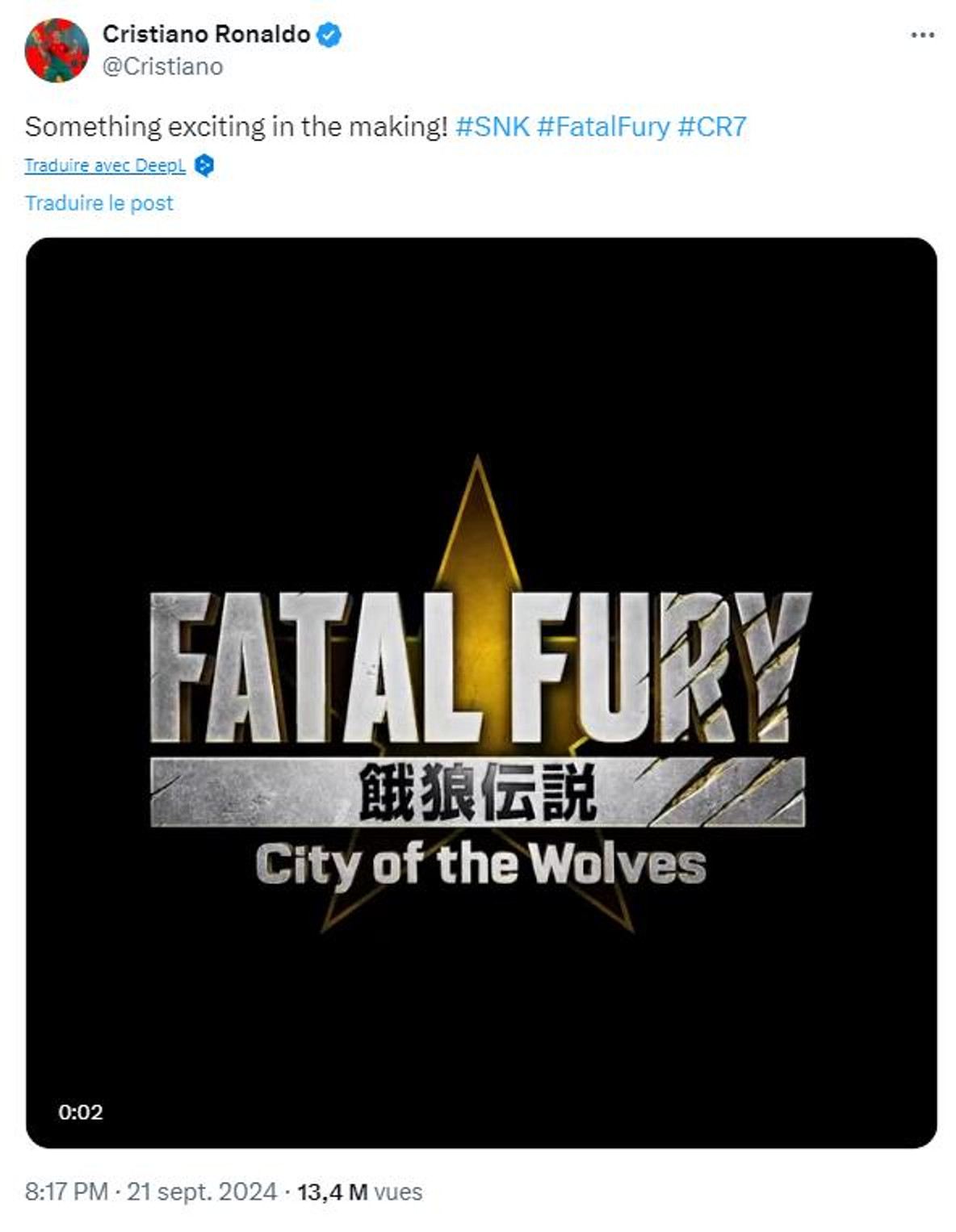 fatal-fury-city-of-the-wolves-cristiano-ronaldo