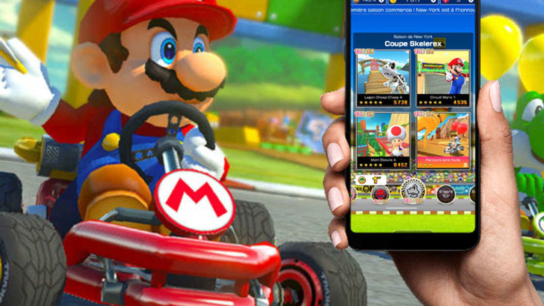 Mario Kart Tour : Circuits et coupes, liste des courses du jeu