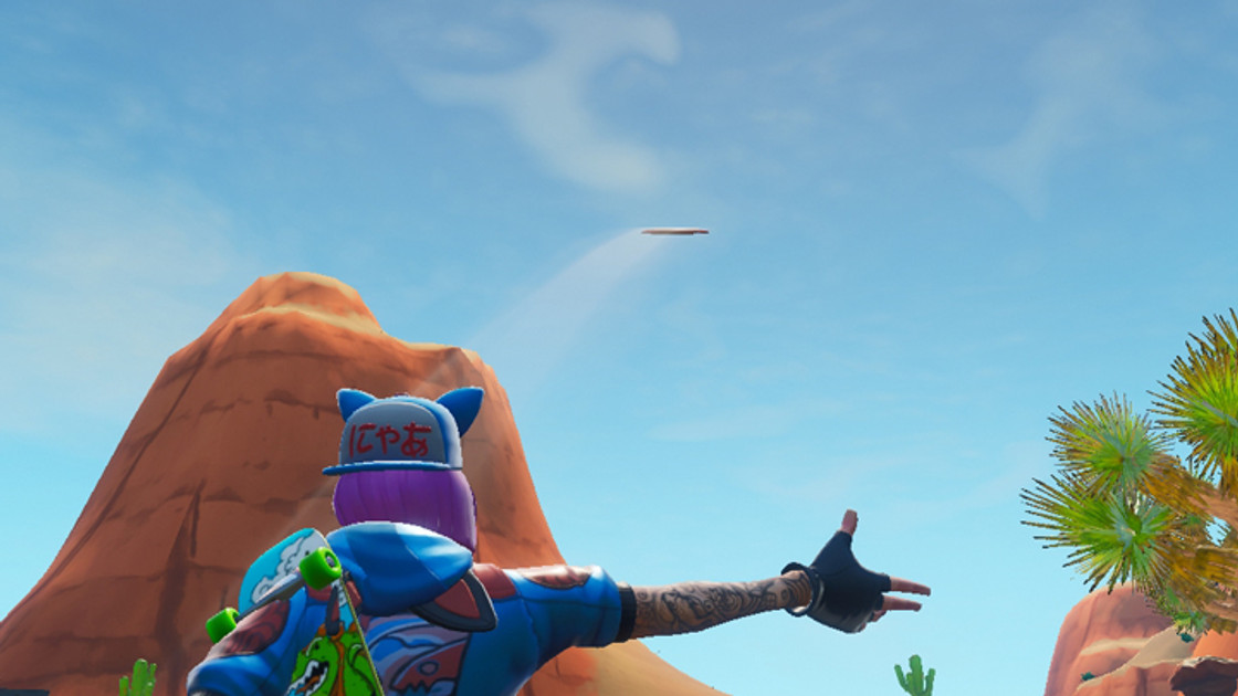 Fortnite : Lancer le Disque Volant et rattraper le avant qu'il ne touche le sol, défi semaine 3 saison 9