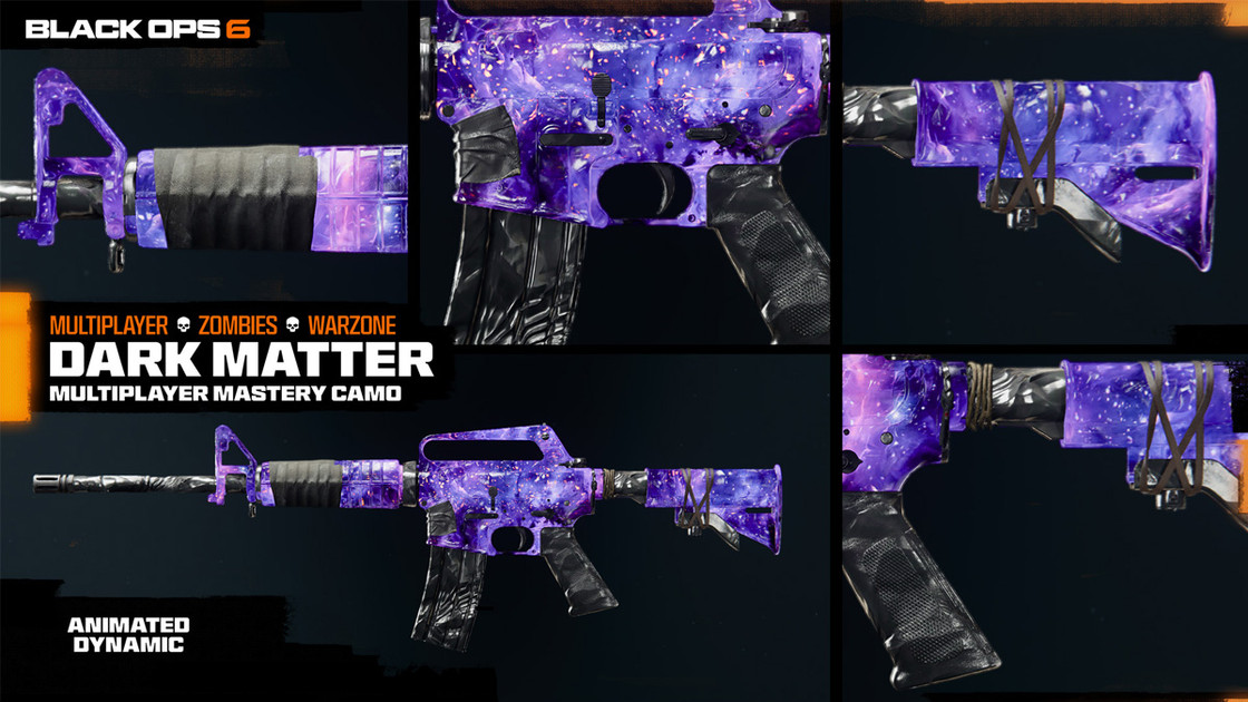 Camouflage Matière noire BO6 : comment débloquer le camo dark matter dans Black Ops 6 ?