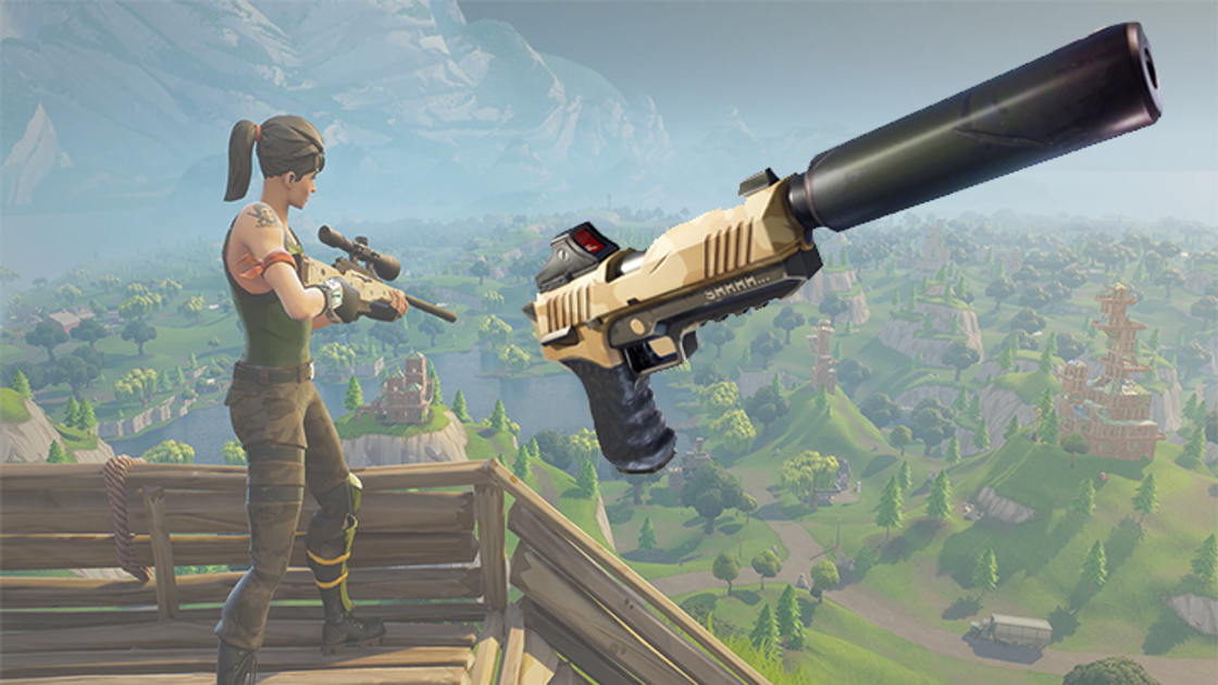 Fortnite : Pistolet silencieux et Mode Discrétion totale