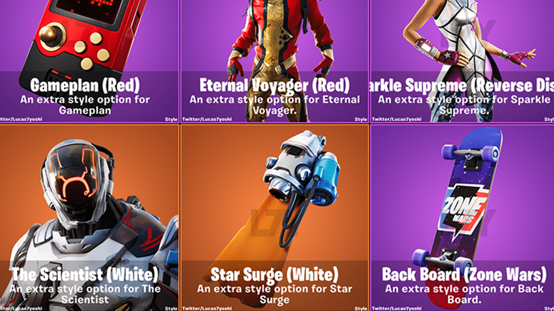 Fortnite : Fuite de cosmétiques, skins, pioches, accessoires de dos après la mise à jour 10.40