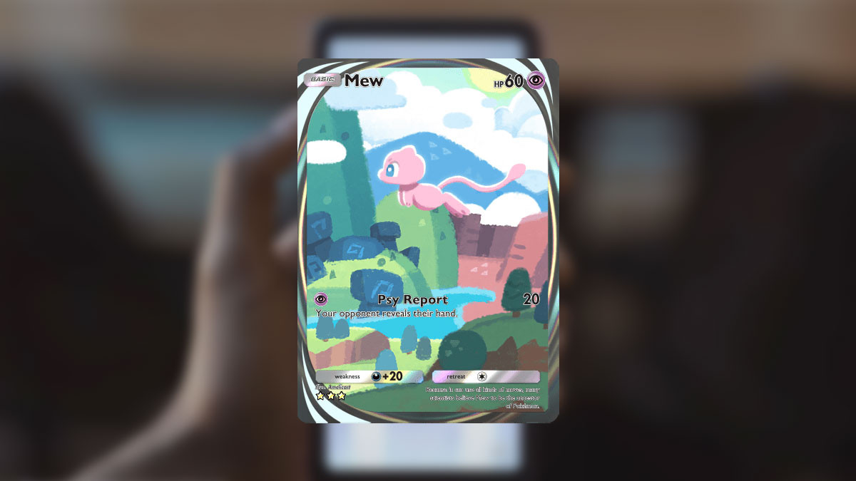 Mew Pokémon Pocket, comment avoir la carte dans le TCG mobile ?