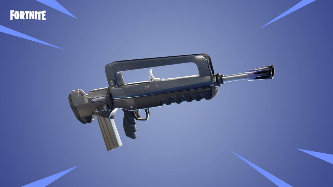 Fortnite : Fusil d'assaut à rafale, nouvelle arme