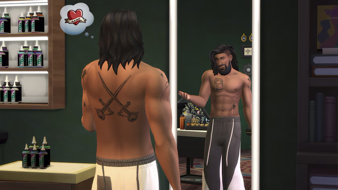 Tatouages dans Les Sims 4 : comment créer, télécharger et appliquer des tatouages personnalisés