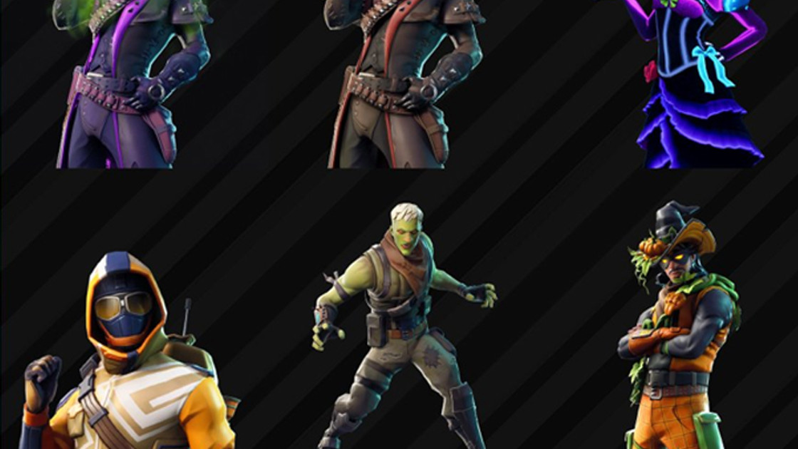 Fortnite : Nouveaux skins au patch 6.20, mercredi 24 octobre