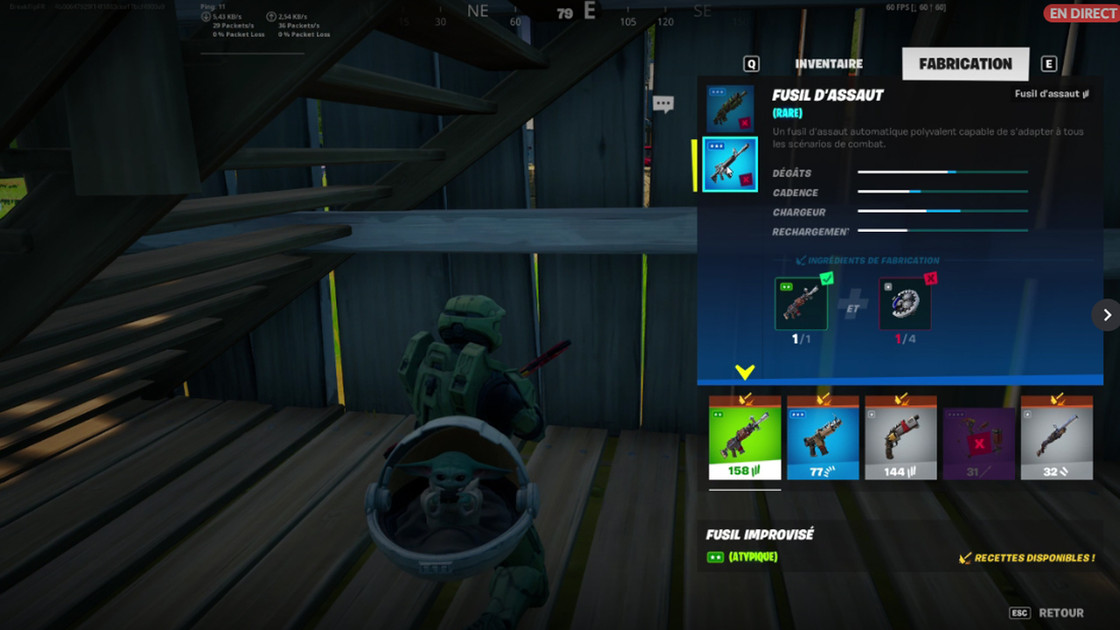 Fortnite : fabriquer des armes mécaniques en utilisant des pièces mécaniques, défis et quêtes semaine 1 saison 6