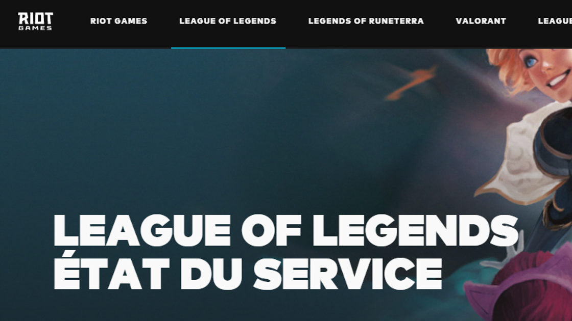 League of Legends down, comment connaître l'état des serveurs ?