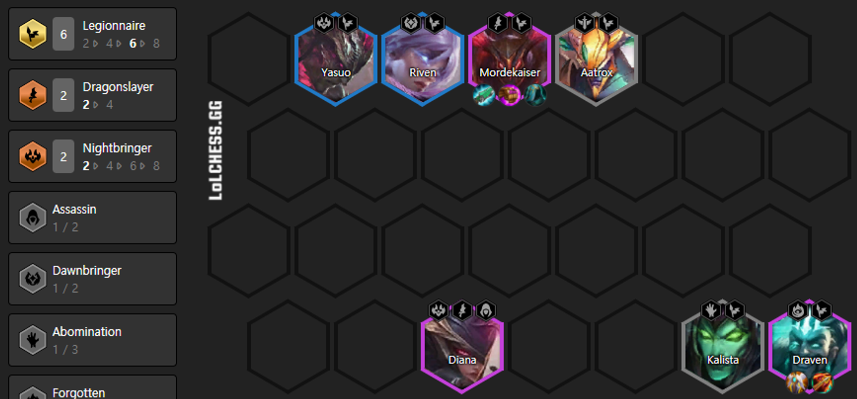 TFT-Compo-Mordekaiser-Draven-Legionnaire-Niveau-7