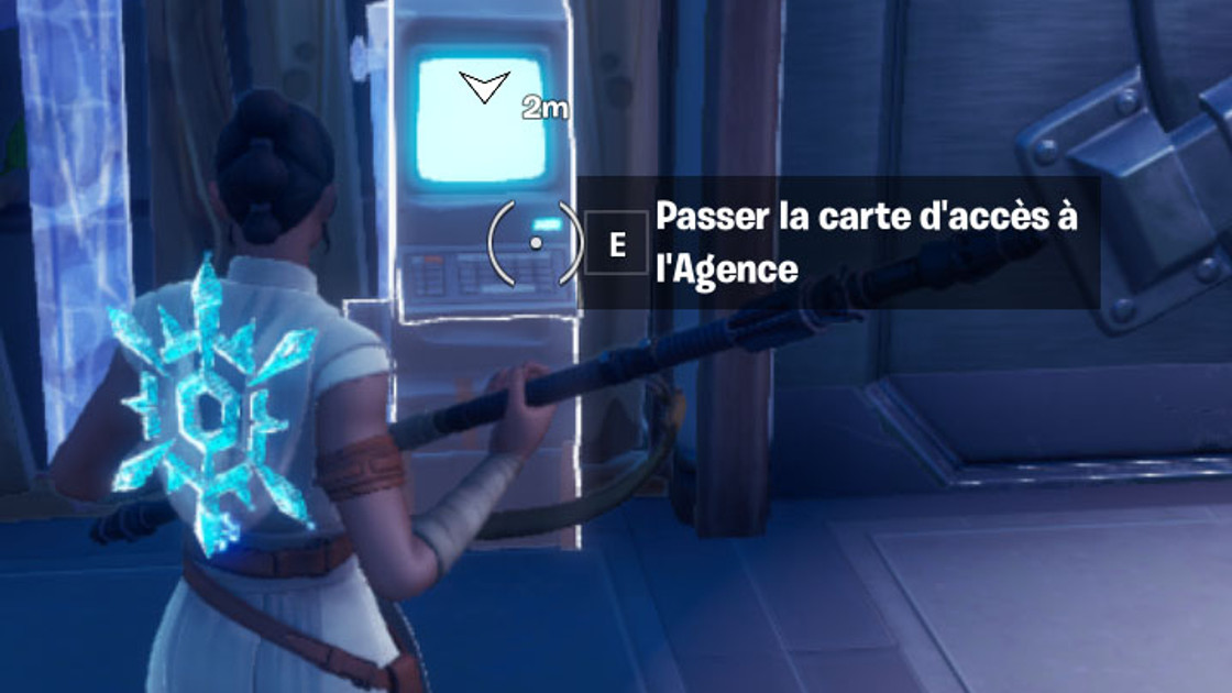 Fortnite : Ouvrir des portes verrouillées par un scanner d'identité, défi semaine 1 saison 2