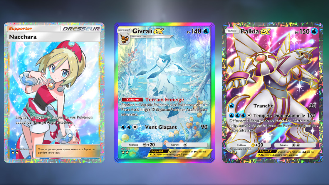 Deck Givrali ex avec Palkia ex sur Pokémon JCC Pocket