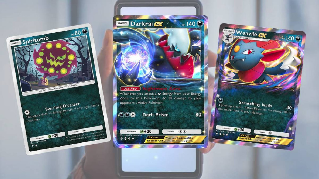 Deck Darkrai EX avec Dimoret EX Pokémon TCG Pocket