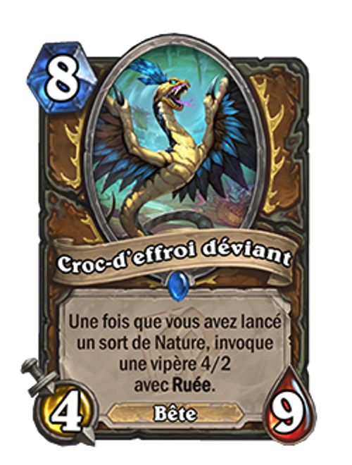 croc-effroi-deviant-nouvelle-carte-cavernes-lamentations-hearthstone