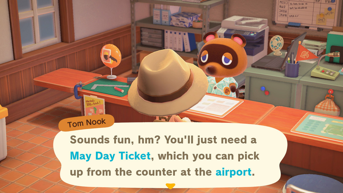 Ticket 1 mai Animal Crossing New Horizons, comment l'avoir ?