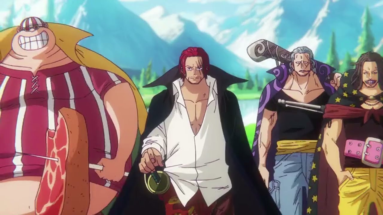 Shanks à genoux dans le nouveau chapitre de One Piece : pourquoi est-il présent sur Elbaf ?