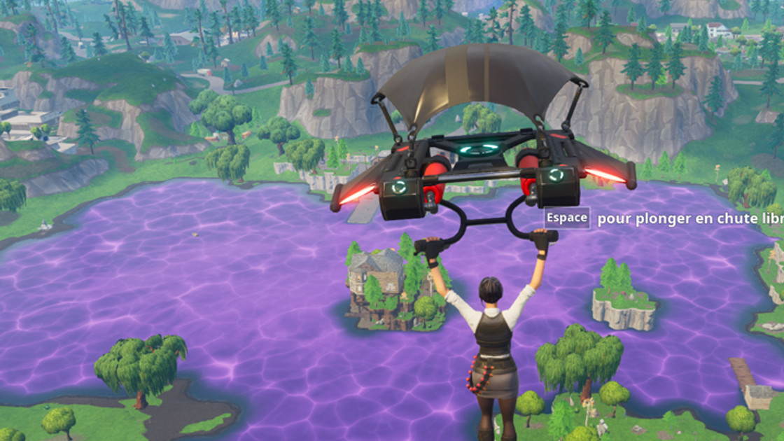 Fortnite : Le cube s'est détruit à Loot Lake et a remplacé l'eau