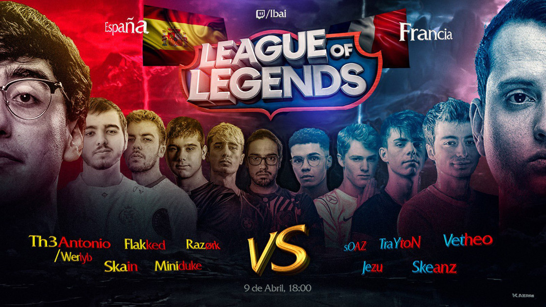 France - Espagne LoL Showmatch, comment suivre le match sur OTP