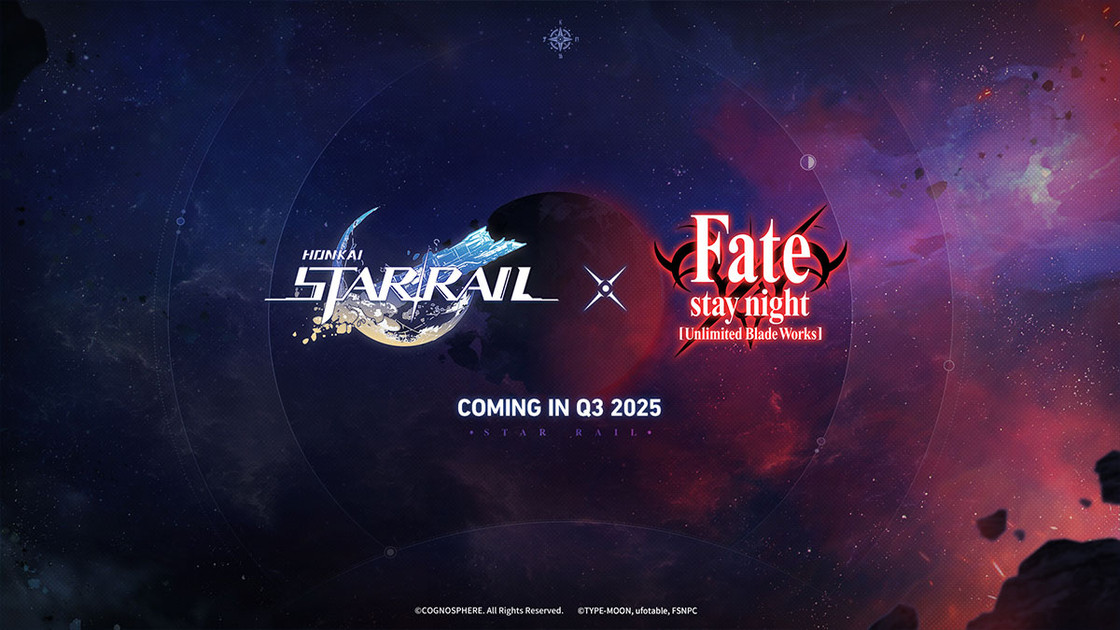 Honkai Star Rail : collaboration épique avec Fate en 2025