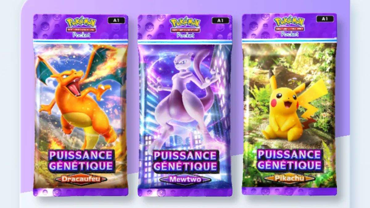 Les Boosters dans Pokémon Pocket : quelles cartes trouver dans les Boosters Dracaufeu, Mewtwo et Pikachu ?